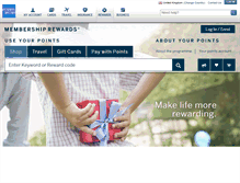 Tablet Screenshot of catalogue.membershiprewards.co.uk